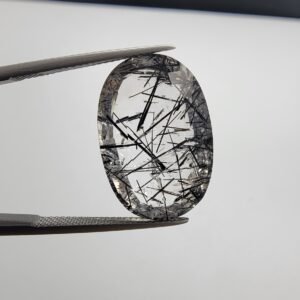 Natural Rutilated Quartz (Moh-e-Najaf) – 17.49 Carat – Iraq (Najaf) Origin – Oval Cut Gemstone