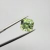 Natural rutilated peridot zabarjad 4.05 carat gemstone from Kohistan Valley Pakistan with golden rutile inclusions