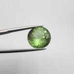 Natural Rutilated Peridot (Zabarjad) – 9 Carat – Kohistan Valley Pakistan – Round Cut