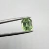 Natural rutilated peridot zabarjad 1.89 carat from Kohistan Valley Pakistan with bright green color and fine natural rutile inclusions