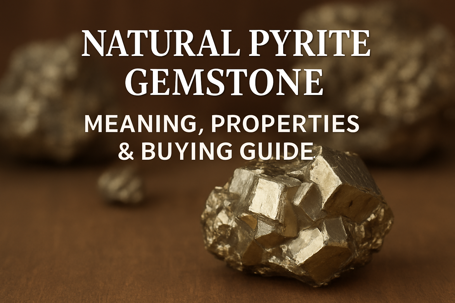 Natural Pyrite Gemstone – Meaning, Properties & Buying Guide