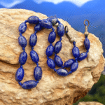 Natural Lapis Lazuli (Lajward) String – 60 Grams – Premium Afghan Origin – Deep Royal Blue Beads