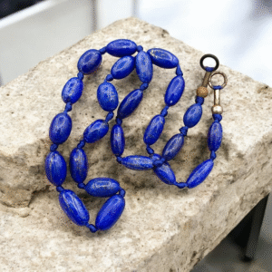 Natural Lapis Lazuli – 54 Grams – Premium Afghan Lajward Stone String