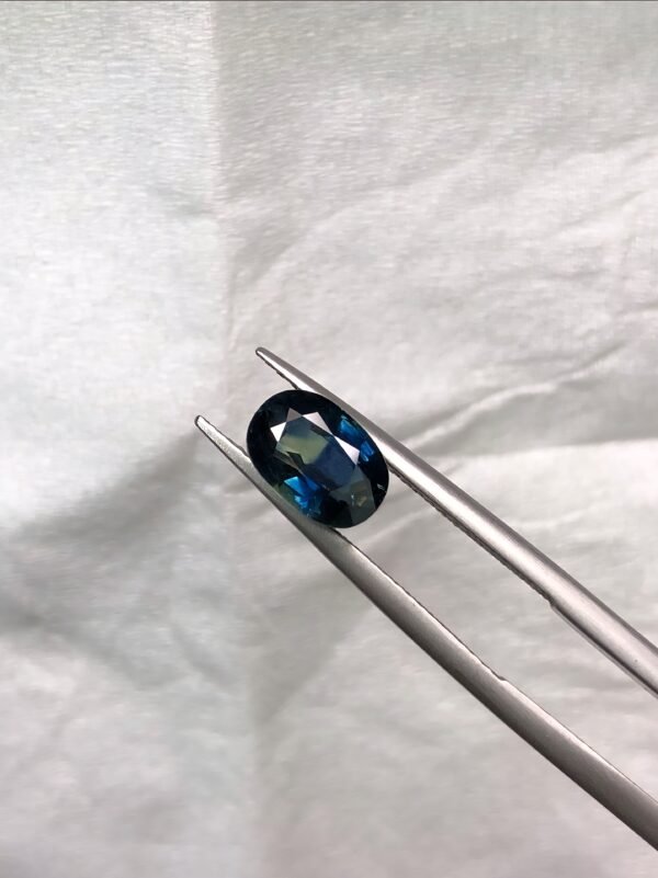 Natural Teal Blue Sapphire 2.20 Carat – Oval Cut – Australia Origin Gemstone