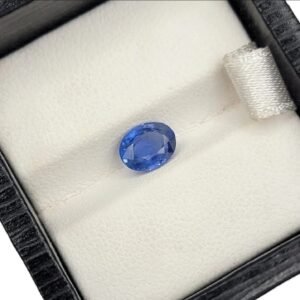 Natural Blue Sapphire – 1.41 Carat – Burma Origin – Oval Shape