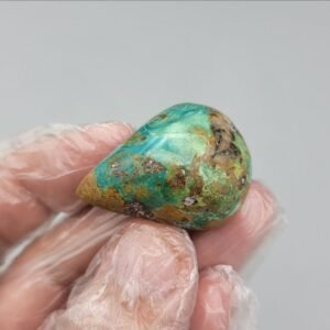 Natural Turquoise (Hussaini Feroza) – 80.10 Carat – Pear Shape – Neyshabur Iran Origin