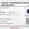 GGI Certified Natural Blue Sapphire (KHI2512520198), 4.71 carat, blue oval mixed cut, semi-transparent. Available for sale in Karachi, Pakistan.