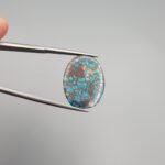 Natural Turquoise (Feroza) – Weight 16.64 Carat – Origin Egypt – Oval Shape