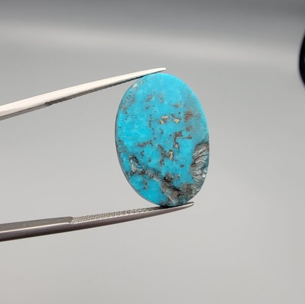 Natural Turquoise (Feroza) – Oval Shape – Wight 21.68 Carat – Origin Iran