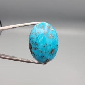 Natural Turquoise (Feroza) – Oval Shape – Wight 21.68 Carat – Origin Iran