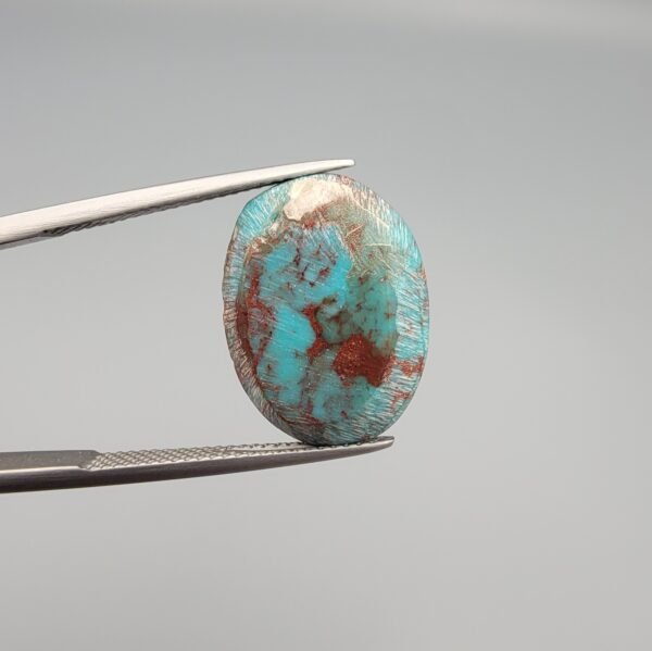 Natural Turquoise (Feroza) – Weight 10.53 Carat – Origin Egypt – Oval Shape