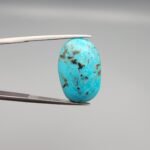 Natural Turquoise (Feroza) – Weight 11.36 Carat – Origin Egypt – Oval Shape