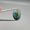13.07 Carat Natural Egyptian Turquoise Feroza stone oval shape with red matrix