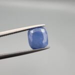Natural Blue Sapphire (Neelam) 2.98 carat unheated untreated gemstone from Sri Lanka (Ceylon)