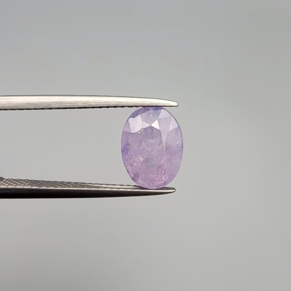 Natural Purple Sapphire (Neelam) – Weight 4.03 Carat – Srilanka (Ceylon) Origin – Unheated & Untreated