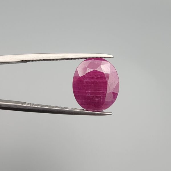 Natural Ruby (Yaqoot) – Weight 6.88 Carat – Mozambique Origin – GGI Laboratory Certified & Unheated