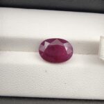 Natural Ruby (Yaqoot) – Weight 6.15 Carat – Mozambique Origin – GGI Laboratory Certified & Unheated