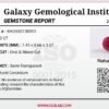 Certified 1.43 carat natural red ruby (Manik) from Afghanistan, featuring an oval mixed cut and semi-transparent clarity with no evidence of thermal enhancement.