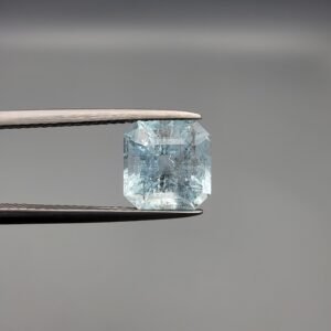 Natural Shigar Valley Aquamarine – 3.55 Carat – Rare Pakistan Origin | Premium Blue Beruj | Brilliant Gemstone