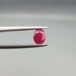 Natural Afghanistan Ruby (Yaqoot) – 0.50 Carat – Authentic Kabul City Origin | Oval Faceted Cut | Earth-Mined Red Gemstone | Genuine Untreated Ruby