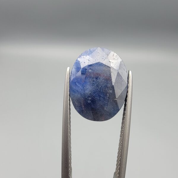 Natural Blue Sapphire (Neelam) – Weight 6.39 Carat – Afghanistan Origin – Oval Shape – Unheated Untreated
