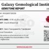 This is a genuine Natural Ruby (Natural Corundum) sourced from Afghanistan, weighing 2.16 carats and measuring 8.90 x 6.29 x 3.80mm in an oval mixed cut. The stone displays a rich, saturated red color with semi-transparent to translucent clarity, giving it real depth and life when set into jewelry. This ruby comes independently certified by the Galaxy Gemological Institute (GGI Certificate #KHI2609730050, dated 2 September 2026), which confirms no evidence of enhancement — meaning this stone is entirely natural and untreated. Afghanistan has a long-standing reputation for producing fine-quality ruby material, and this piece carries documentation verifying its authenticity and origin. Natural ruby has been prized for centuries across cultures as a stone of passion, vitality, and protection, traditionally associated with courage and strong life energy. With its certified natural status and rich red hue, this ruby is well suited to a fine ring, pendant, or other statement jewelry piece by your goldsmith or silversmith — or as a trusted addition to a serious gemstone collection.