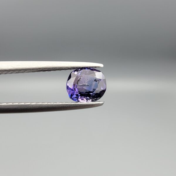Natural Purple Sapphire (Khooni Neelam) – Weight 0.79 Carat – Rare Unheated & Untreated – Ceylon (Sri Lanka) – Shape Oval