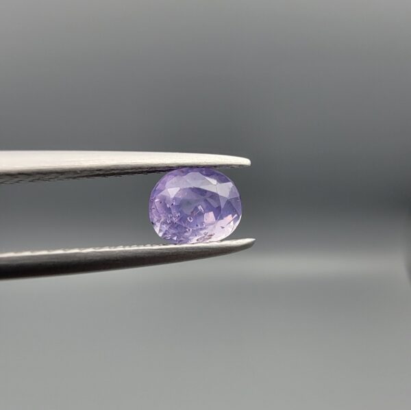 Natural Ceylon Purple Sapphire (Khooni Neelam) – 0.97 Carat – Rare Unheated & Untreated – Faceted Oval Shape Loose Gemstone