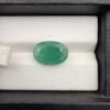 Gemstone: Natural Emerald (Panna/Zamrud) Weight: 6.47 Carats Shape & Cut: Oval, Faceted Color: Soft, Even Green Origin: Zambia Clarity: Natural Jardin Inclusions Present (Confirms Authenticity) Use: Statement Rings, Pendants, Vedic Astrology (Mercury/Budh Stone) Rarity: Large Size, Genuine Natural Color
