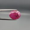 Natural purplish red ruby oval mixed cut gemstone 9.05 carat from Mozambique with GGI certification