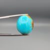 28.34 CT Natural Iranian Neyshabur Turquoise – Hussaini Feroza Oval – Bold Matrix Gemstone