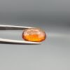Natural honey-amber Hessonite Garnet Gomed oval cut gemstone 8.02 carat, untreated with natural inclusions