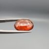 Natural honey-amber Hessonite Garnet Gomed oval cut gemstone 10.56 carat, untreated with natural inclusions