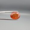 Natural honey-amber Hessonite Garnet Gomed oval cut gemstone 13.07 carat, untreated January birthstone
