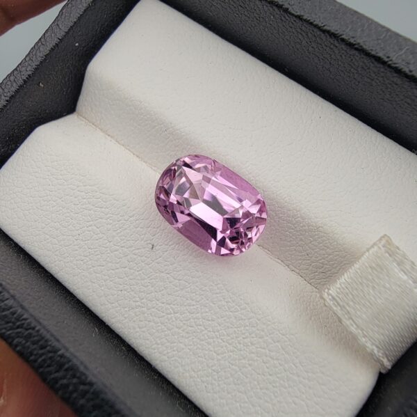 6.70 CT Natural Kunzite – Cushion Mixed Cut Gemstone from Afghanistan