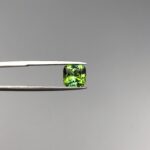 Digital image of a Galaxy Gemological Institute Gemstone Report (Certificate # KHI2609110189) dated September 9, 2026, detailing a 2.86 Carat Cushion & Brilliant Cut Natural Green Tourmaline with transparent clarity.