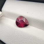 Natural Rhodolite Garnet - Weight 2.55 Carat - Origin Madagascar - Pear Shape - Untreated Untreated