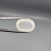 Sacred 15.34 carat authentic untreated Durr-e-Najaf (Clear Rock Crystal Quartz) from Najaf al-Ashraf, Iraq, masterfully polished into a high-luster oval cabochon celebrating spiritual purity and peaceful energy.